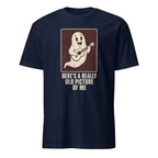 Funny sperm cell playing guitar graphic tee, novelty humor t-shirt design for men