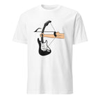 Vintage guitar archer bow design  rock music t-shirt
